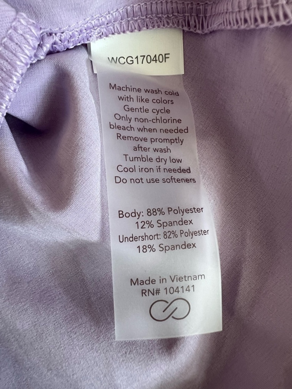 Calia Truelight 15" Golf Skort in Lavender Size 6 NWT - Picture 8 of 9